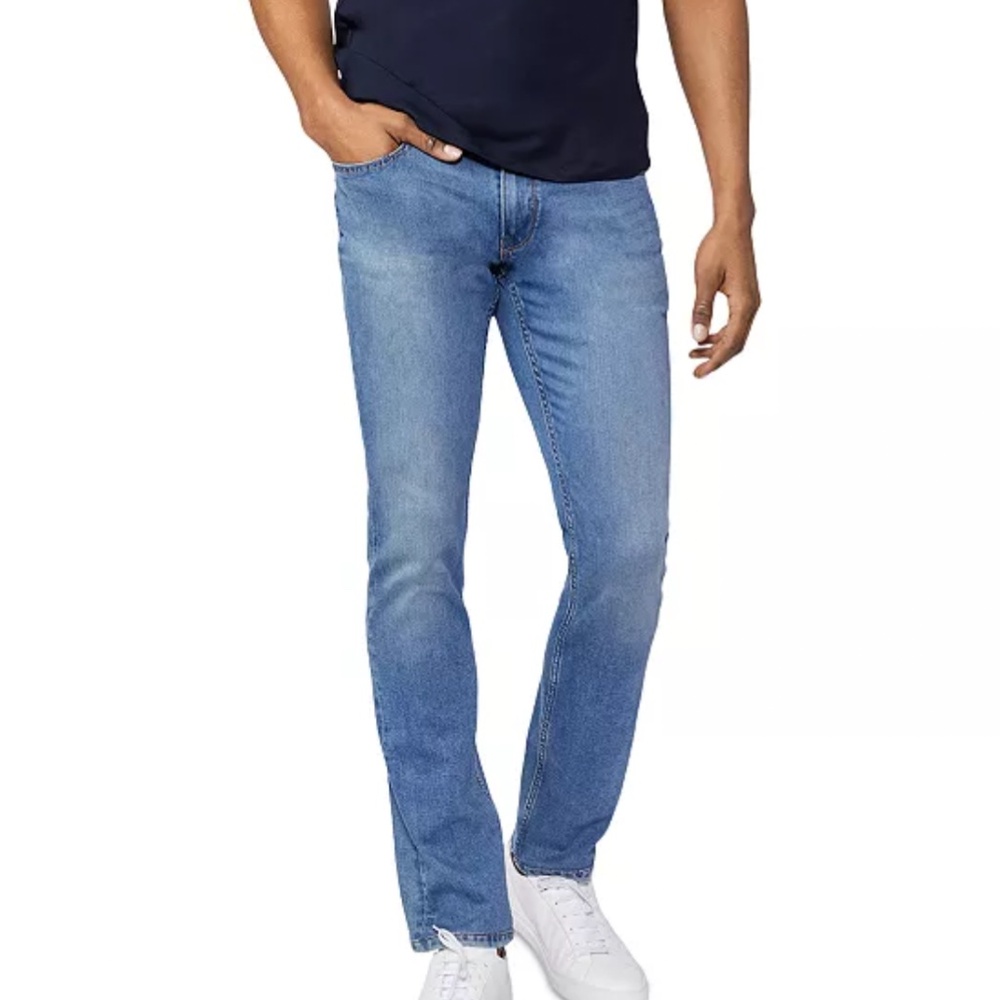 PAIGE Transcend Federal Slim Straight Jean Size 38 Denim